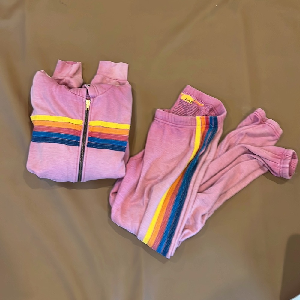 2 piece SET Aviator Nation Sweatpants and Sweatshirt